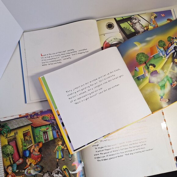 3 Walter The Farting Dog Book Lot Goes on a Cruise Banned from the Beach Colman - Picture 5 of 9